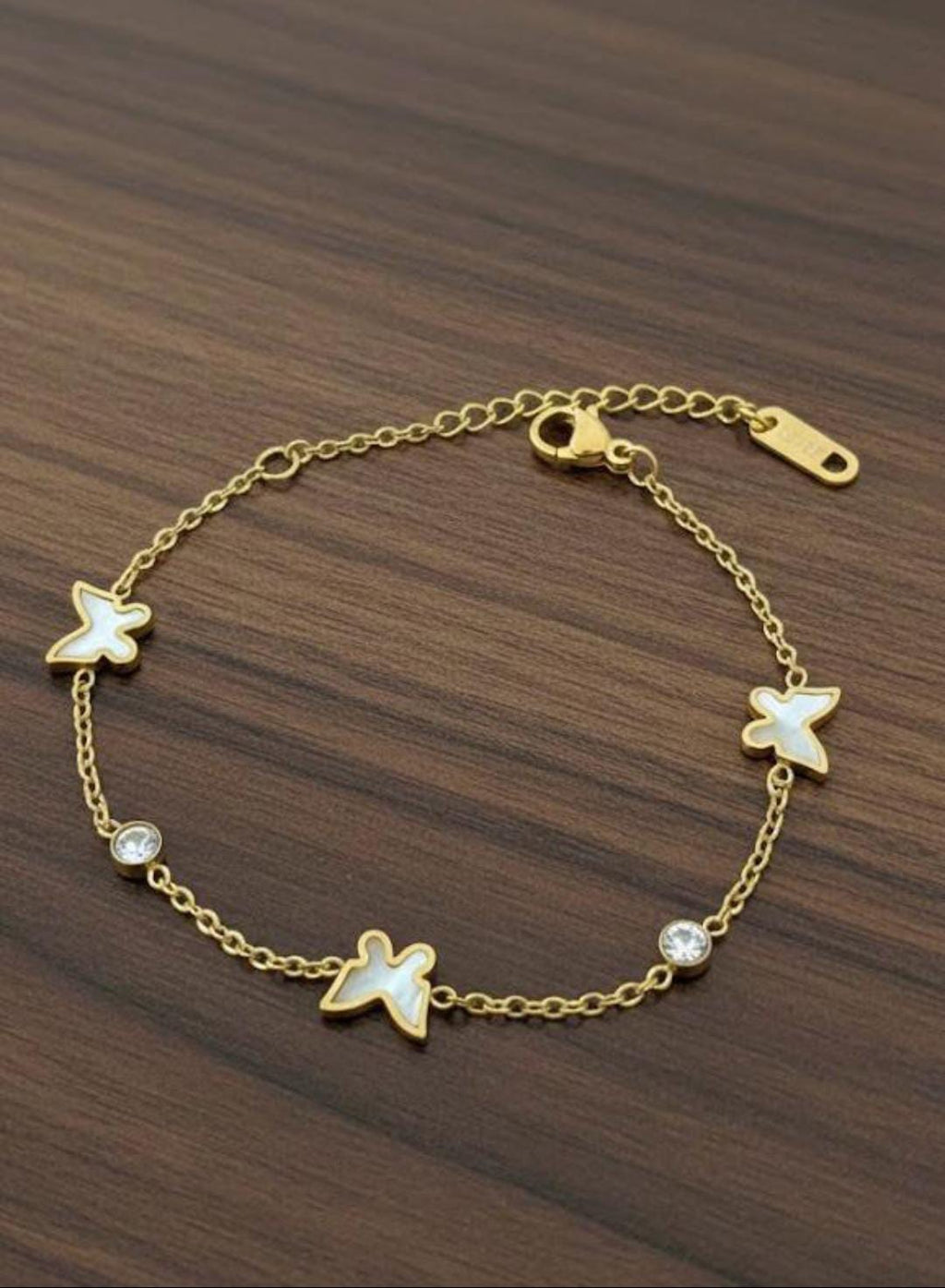 Butterfly Stainless Steel Bracelet