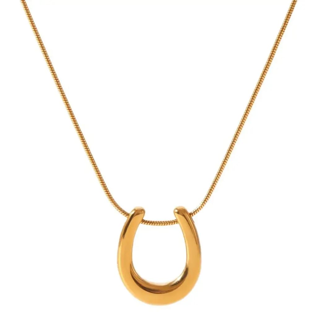 Horseshoe Pendant Necklace
