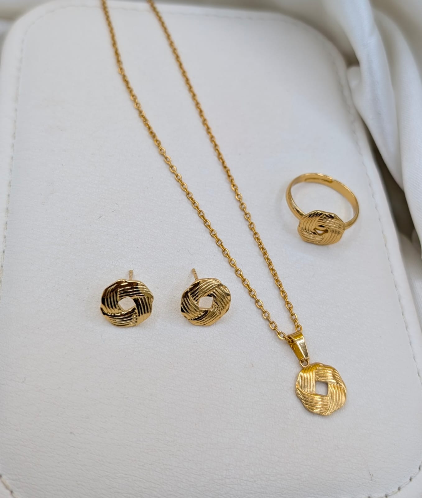 Knot Jewelry Set Stainless Steel