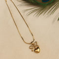 Heart Pendant Necklace Stainless Steel