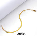 Snake Chain Stainless Steel Anklet