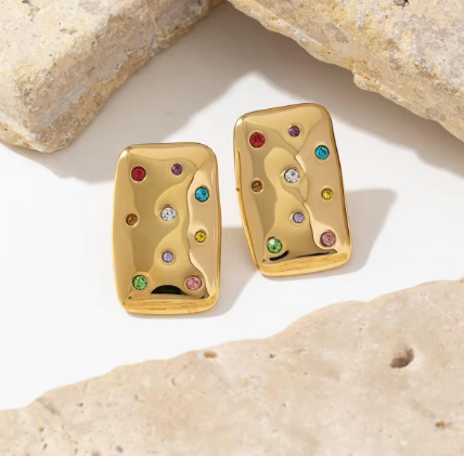 Chunky Multi Color Brick Studs