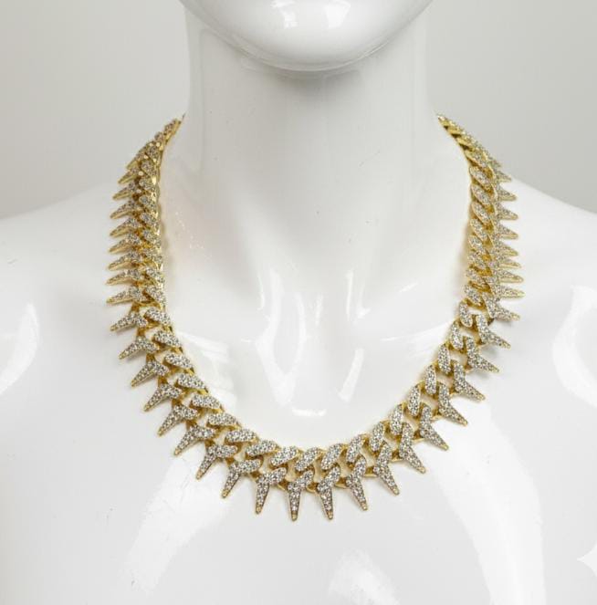 Hip-hop Stone Chains| Golden | Women