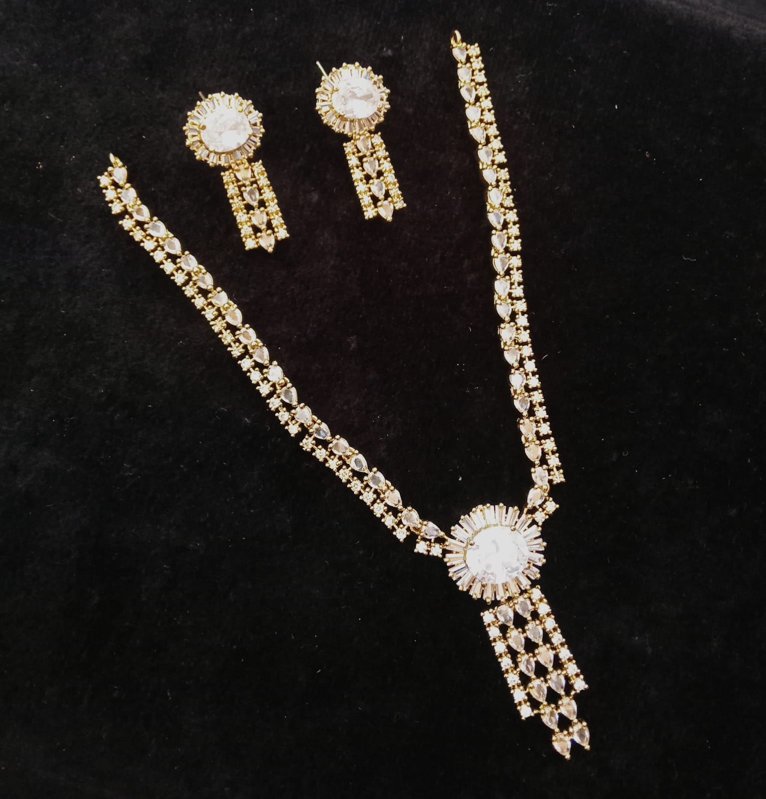 Crystal Premium Silver Set