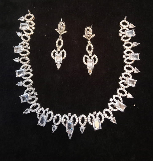 Crystal Premium Silver Set
