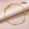 Ball Chain Stainless Steel Anklet