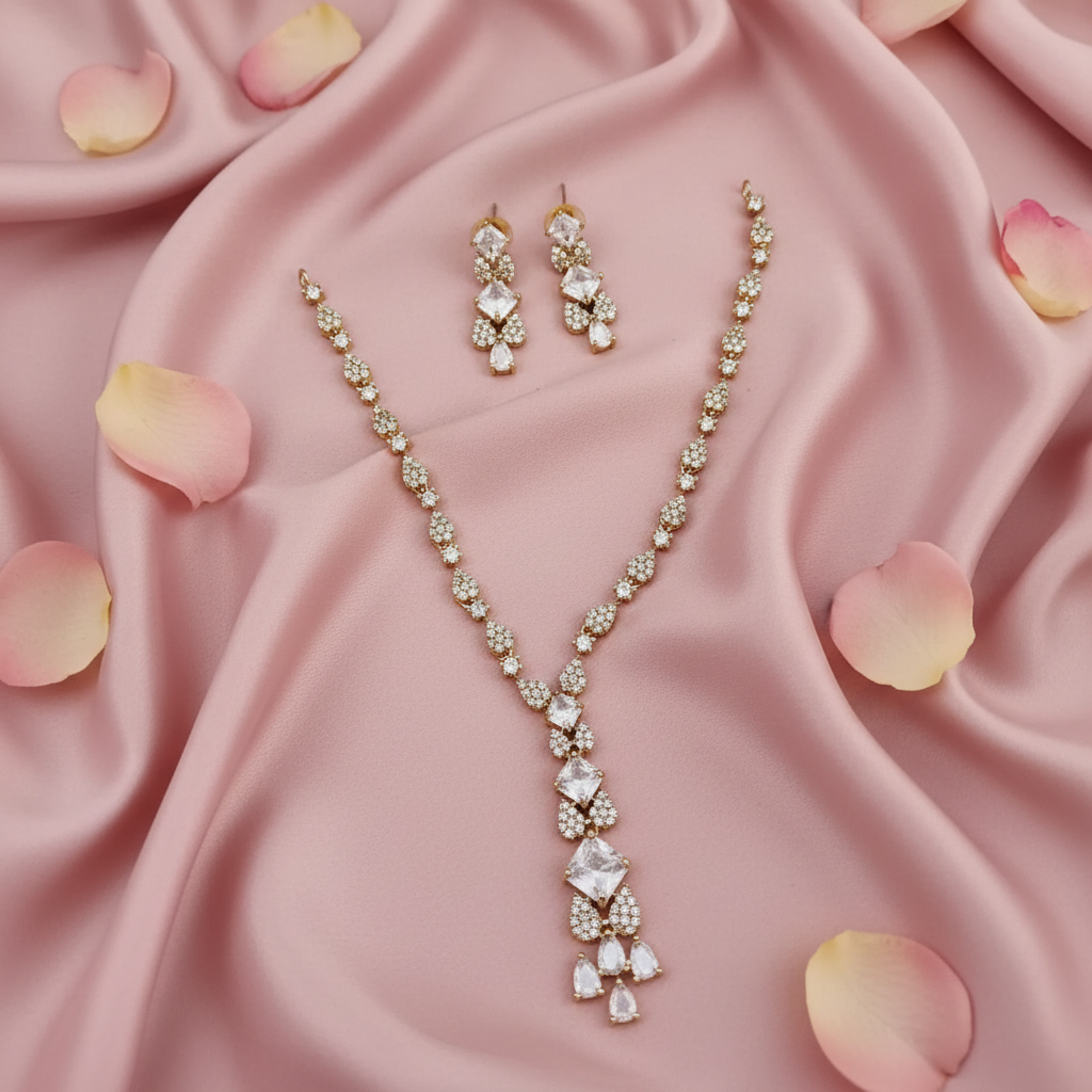 Crystal Premium Silver Set