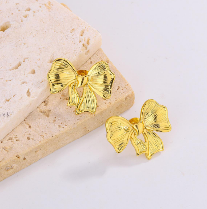 Fancy Bow Studs