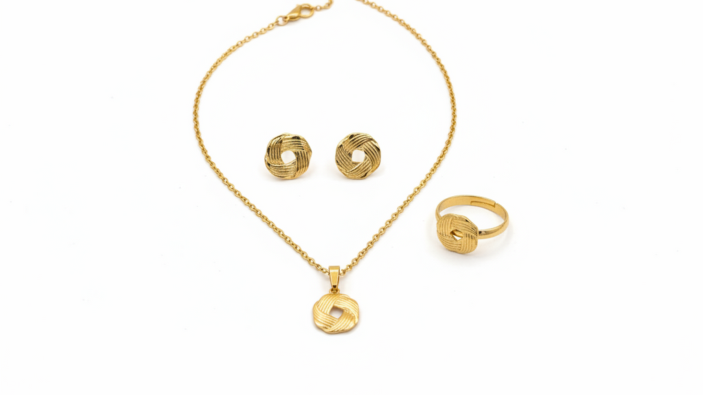Knot Jewelry Set Stainless Steel